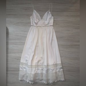 Beautiful white midi dress - never worn! Perfect for brides!